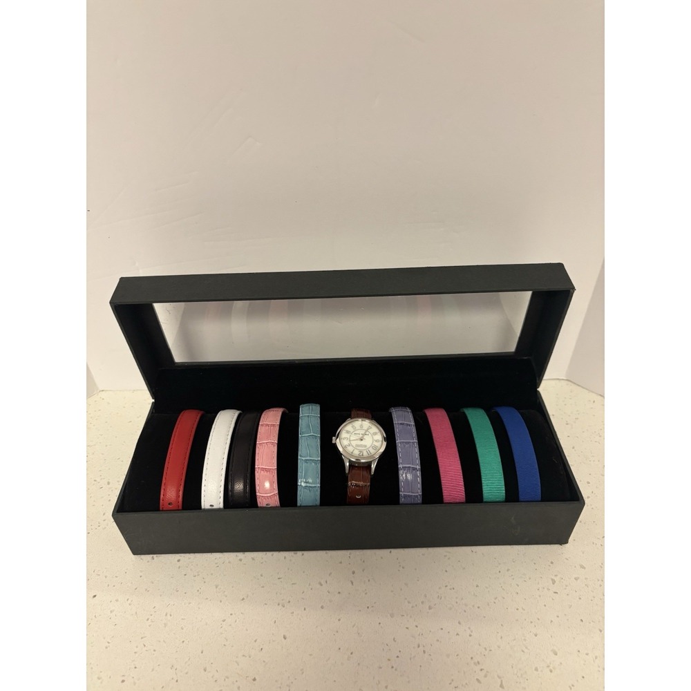 Ecclissi Sterling Silver Watch Women's With 10 Bands